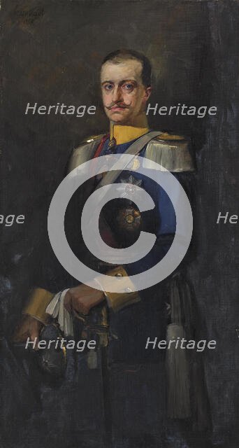 Portrait of Duke Robert of Württemberg (1873-1947), 1912. Creator: Unkauf, Karl (1873-1921).