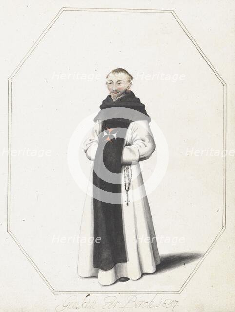 Monk with rosary beads, 1657.  Creator: Gesina ter Borch.