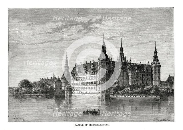 Frederiksborg Castle, Copenhagen, Denmark, 1879. Artist: C Laplante