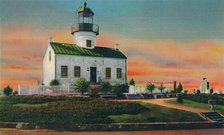 'Old Spanish Lighthouse, Built 1850. San Diego, California', c1941. Artist: Unknown.