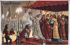 The Crowning of Charlemagne, 800 AD, (19th century). Artist: Unknown