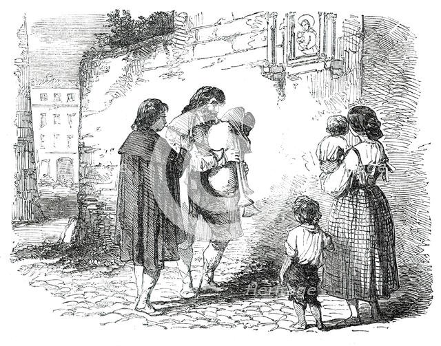 Pifferari, 1850. Creator: Unknown.