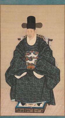 Portrait of Yun Dongseom (1710-1795), ca. 1790-1805. Creator: Unknown.