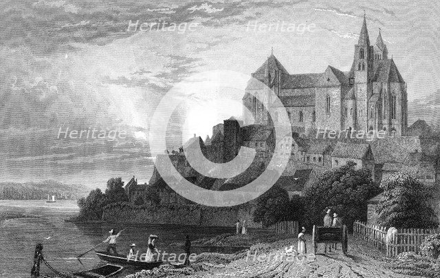 Breisach am Rhein, Germany, 19th century.Artist: J Rolph