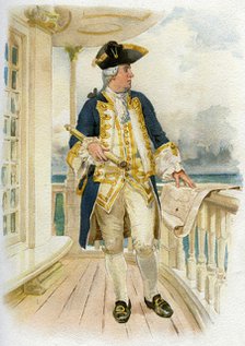 Admiral, 18th century (c1890-c1893). Artist: Unknown