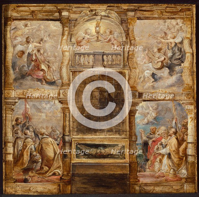 The Adoration of the Eucharist, c. 1626. Creator: Peter Paul Rubens.