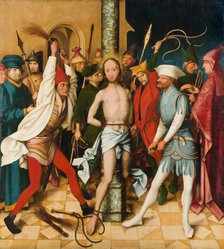 Flagellation, 1501. Creators: Hans Holbein the Elder, Jesus Christ