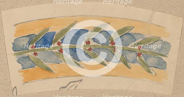 Study for a Border Design, 1890/1897. Creator: Charles Sprague Pearce.