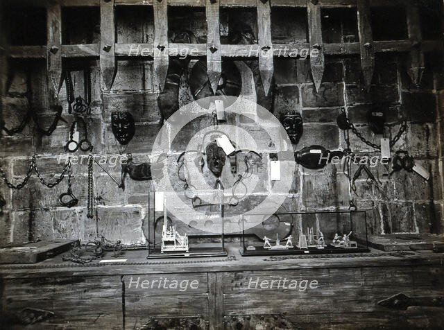 Wellcome Historical Medical Museum, Wigmore Street, London: a display of instruments.., c1920s.  Creator: Unknown.