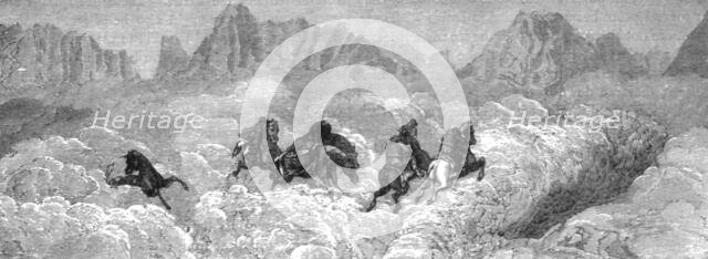 'Difficulties of the road; An Icelanders Notes on Iceland', 1875. Creator: Unknown.