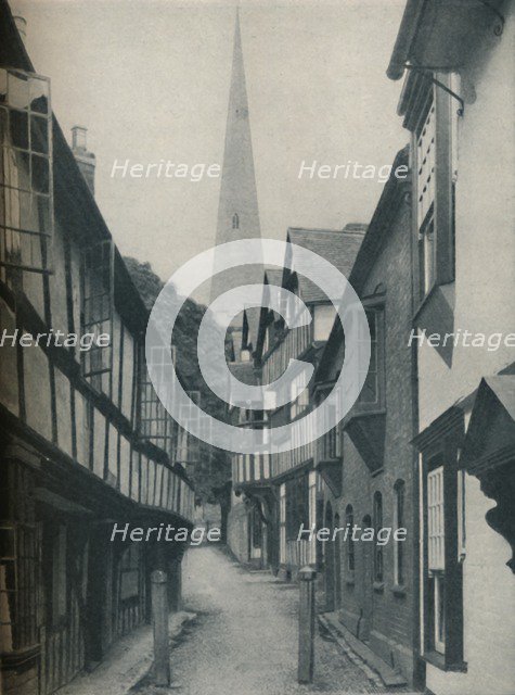 'Fair Homes Gathered Round a Steeple That Points To Heaven', c1935. Artist: BC Clayton.