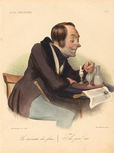 La renommée des glaces, 1836. Creator: Honore Daumier.
