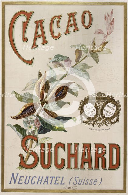 Cacao Suchard, Neuchâtel , 1892. Creator: Anonymous.