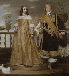 Magnus Gabriel De la Gardie, 1622-1686, Maria Eufrosyne of Pfalz-Zweibrücken, 1625-1687, 1653. Creator: Henrik Münnichhofen.
