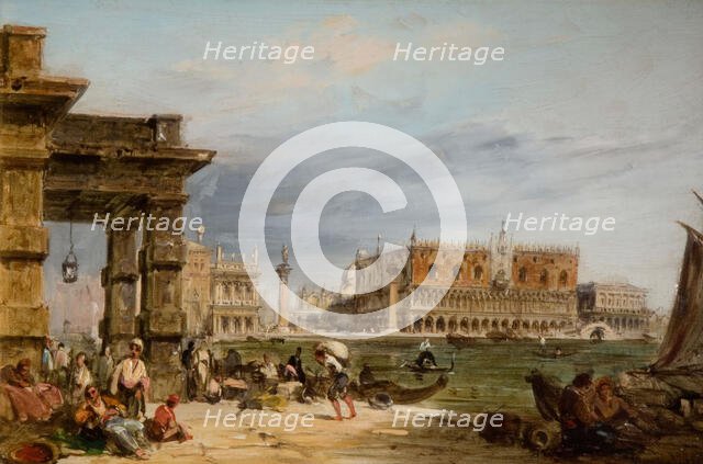 The Rialto, Venice, 1864. Creator: Edward Pritchett.