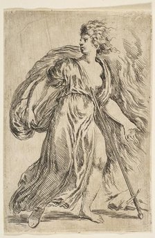Dido Killing Herself, ca. 1660. Creator: Stefano della Bella.
