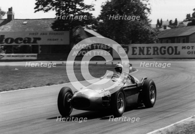 1955 Maserati 250F, Behra at Aintree. Creator: Unknown.