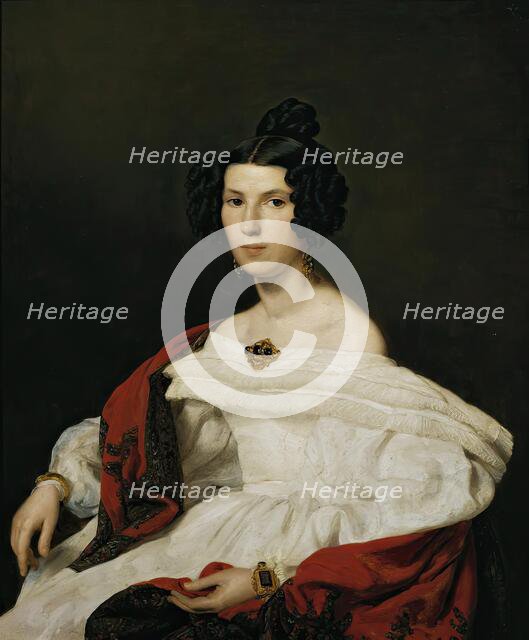 The wife of the court official Josef von Stadler, 1835. Creator: Ferdinand Georg Waldmuller.