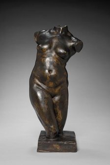 Torso, c. 1850 - 1899. Creator: Jules Dalou (French, 1838-1902).