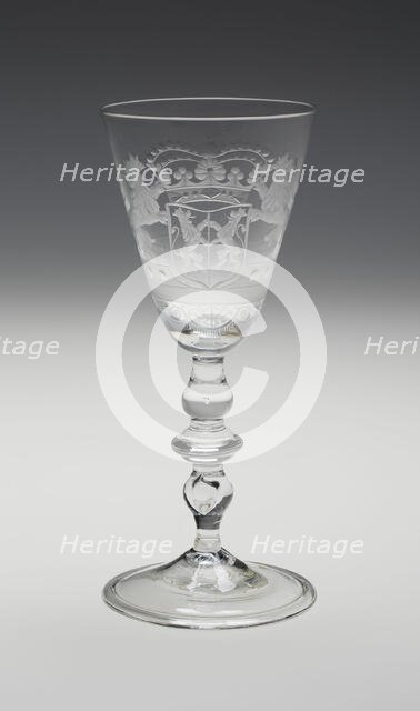 Wine Glass, England, c. 1740. Creator: Unknown.