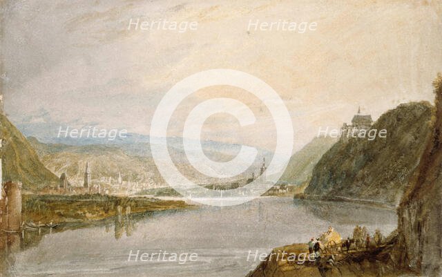 Remagen, Erpel and Linz, 1817. Creator: JMW Turner.