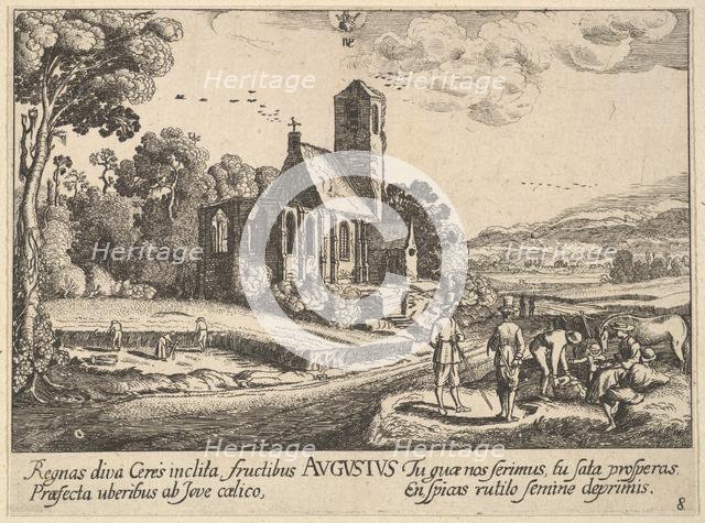 August, 1628-29. Creator: Wenceslaus Hollar.