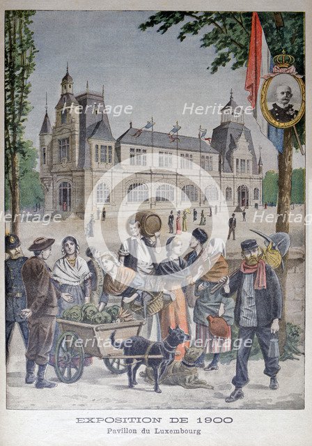 The Luxembourg pavilion at the Universal Exhibition of 1900, Paris, 1900. Artist: Unknown