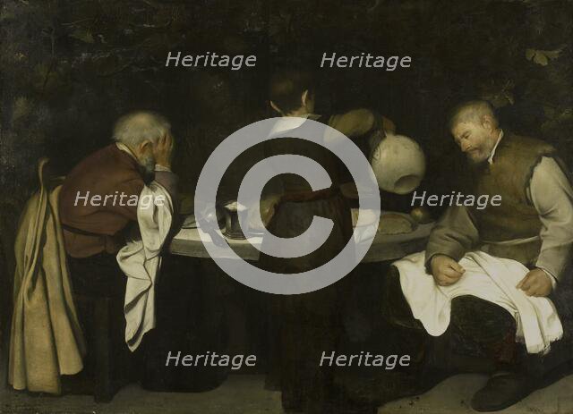 Supper at Emmaus, 1620-1680. Creator: Anon.