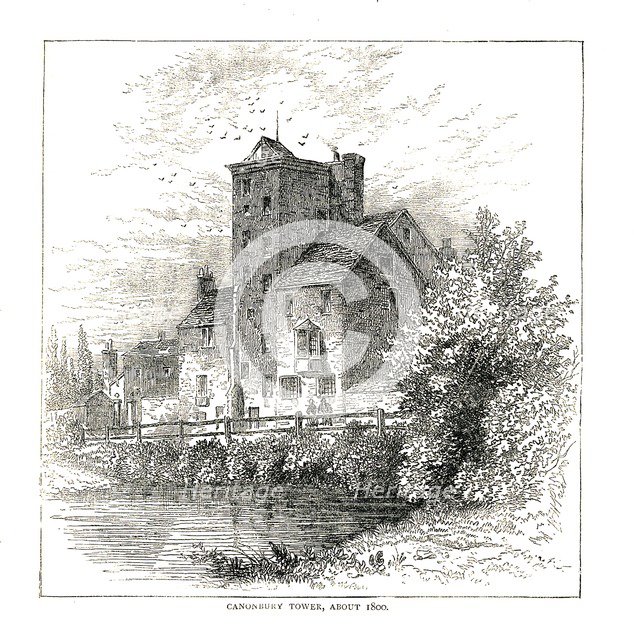 Canonbury Tower About 1800, 1878 Artist: Unknown