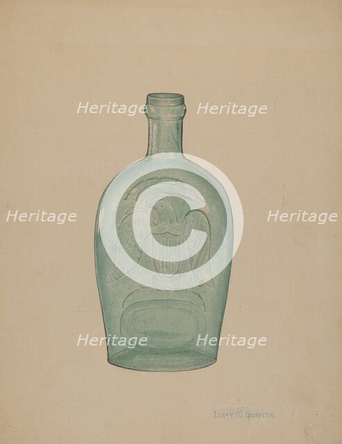 Glass Bottle, c. 1939. Creator: LeRoy Griffith.