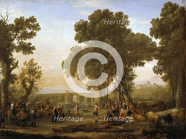 The Village Festival. Artist: Lorrain, Claude (1600-1682)