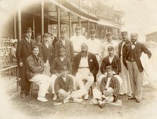 English cricket team, Trent Bridge cricket ground, Nottingham, Nottinghamshire, 1899. Artist: Unknown