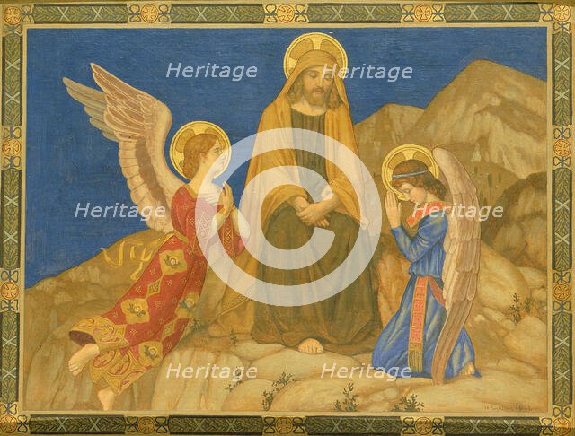 In the Desert, 1915-1925. Creator: H. Siddons Mowbray.