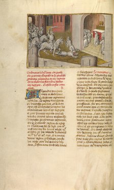 King Ptolemaios Soter Invading Jerusalem; Miroir Historial, about 1475. Creator: Unknown.