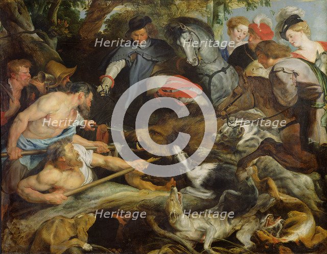 The Wild Boar Hunt, ca 1616.