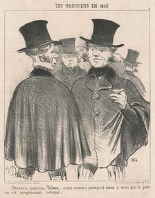 Nouveau manteau talma, 19th century. Creator: Honore Daumier.