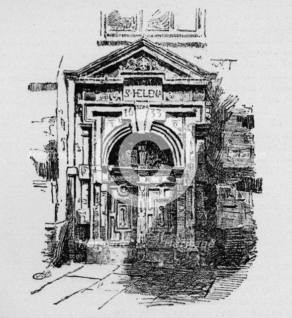 'Doorway, St. Helen's', 1890. Artist: Unknown.