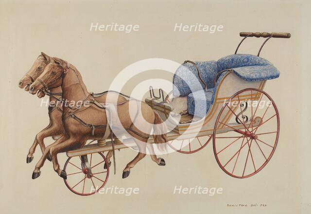 Doll Carriage, c. 1939. Creator: Samuel W. Ford.
