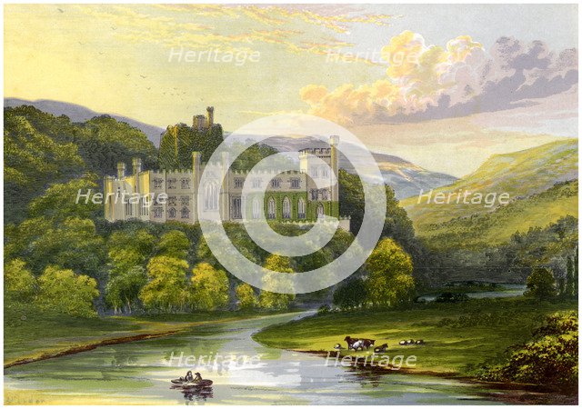 Arundel Castle, Sussex, home of the Duke of Norfolk, c1880. Artist: Unknown