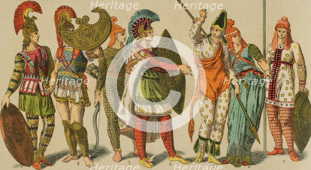 Lydians and Phrygians, Anatolian Peninsula, 1881. Creator: Unknown.