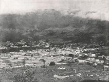 General view showing Table Mountain wreathed in vapour, Cape Town, South Africa, 1895.  Creator: Unknown.