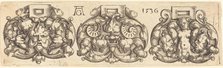 Three Buckles of Girdles Side by Side, 1536. Creator: Heinrich Aldegrever.