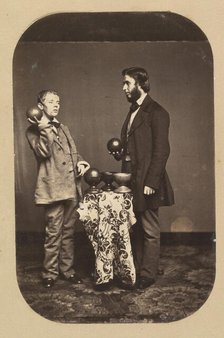 Dr. Joseph Parrish and an Idiot, ca. 1858. Creator: Frederick Gutekunst.