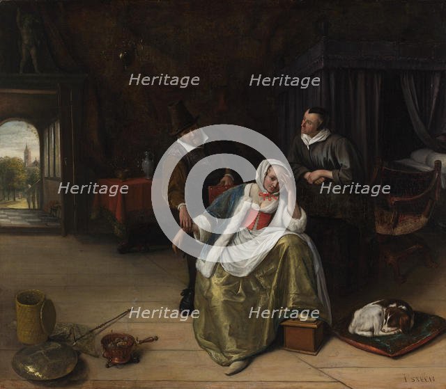 The Lovesick Maiden, ca. 1660. Creator: Jan Steen.