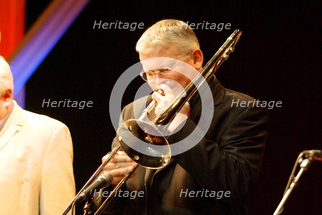 Mark Nightingale, Brecon Jazz Festival, Powys, Wales, 2008. Artist: Brian O'Connor