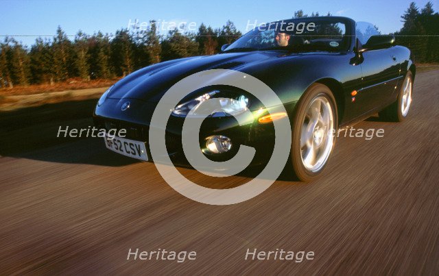 2002 Jaguar XKR convertible. Artist: Unknown.