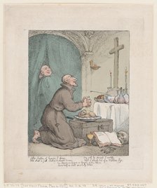 The Holy Friar, May 6, 1807., May 6, 1807. Creator: Thomas Rowlandson.