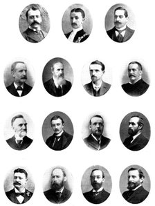 New Members of the London County Council, 1898. Creator: Unknown.