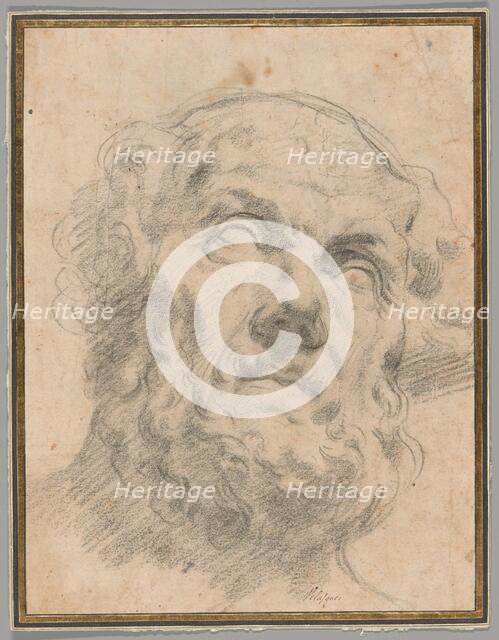 Head of an Old Man, possibly Seneca, c. 1620. Creator: Unknown.