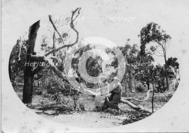 Camping at Woody Point, Redcliffe Peninsula, Queensland, 1912. Creator: Robert Augustus Henry L'Estrange.